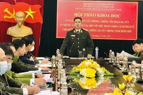 Hoàn thiện cơ sở pháp lý công tác phòng, chống ma túy