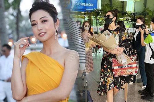 Bắt gặp Jennifer Phạm trong ống kính người qua đường, xách túi hiệu nổi bần bật