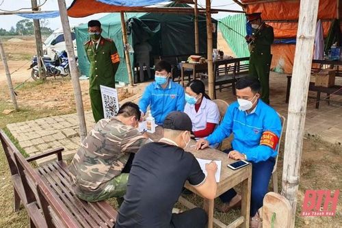 Huyện Hậu Lộc thành lập 13 chốt kiểm soát phòng, chống dịch