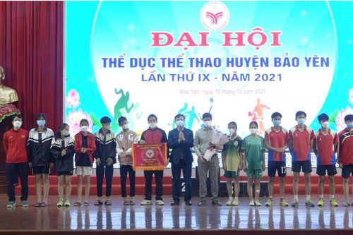 Bế mạc Đại hội Thể dục thể thao huyện Bảo Yên lần thứ IX, năm 2021