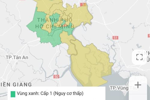 Thành phố Hồ Chí Minh vẫn là vùng vàng trong phòng, chống dịch Covid-19