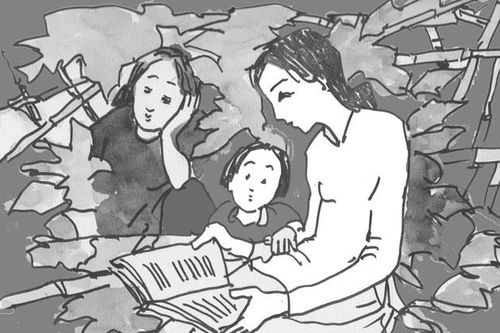 Bên kia giàn mướp
