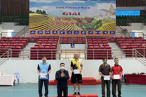 Bế mạc Giải Cầu lông – bóng bàn tỉnh Lào Cai năm 2021
