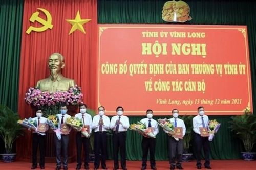 Vĩnh Long điều động, bổ nhiệm hàng loạt cán bộ chủ chốt