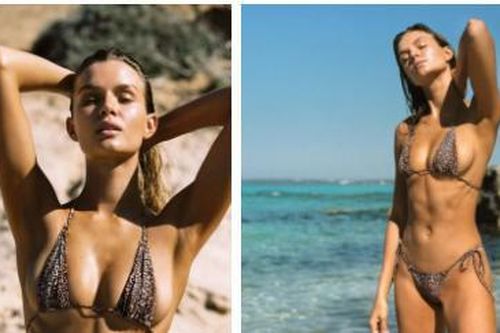 'Thiên thần nội y' Josephine Skriver khoe đường cong gây mê với bikini nhỏ xíu