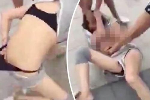 Bị nghi là 'tiểu tam', người phụ nữ bị 'chính cung' chặn đường lột đồ đánh ghen