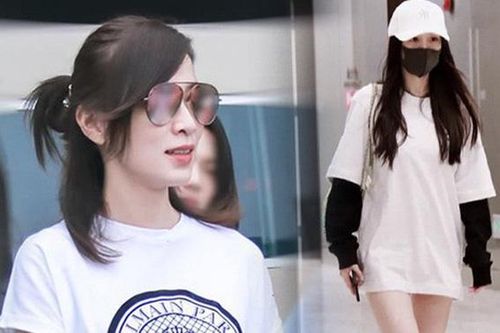 Xa Thi Mạn lọt danh sách những người diện thời trang bắt mắt ở sân bay