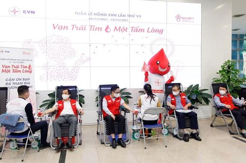 EVN đóng góp 9.707 đơn vị máu trong Tuần lễ hồng