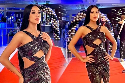 Kim Duyên 'hở trên xẻ dưới' gặp gỡ chị em Hoàn vũ trước ngày về nước: 'Sẽ nhớ mãi kỉ niệm tại Israel'