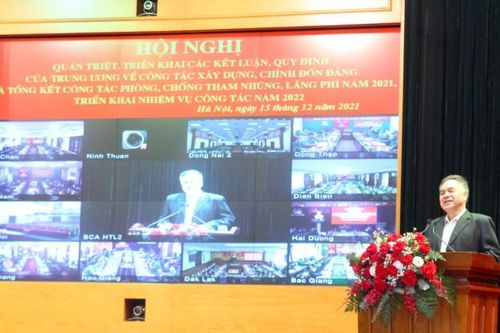 Quyết tâm xây dựng Đảng bộ Công an Trung ương trong sạch, vững mạnh