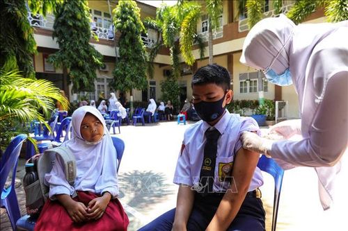 Indonesia bắt đầu tiêm vaccine cho trẻ 6-11 tuổi