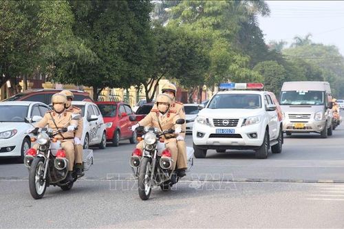 Ra quân thực hiện cao điểm bảo đảm trật tự, ATGT dịp Tết 2022