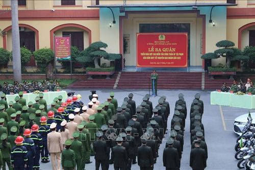 Công an Lạng Sơn, Thanh Hóa ra quân trấn áp tội phạm dịp Tết