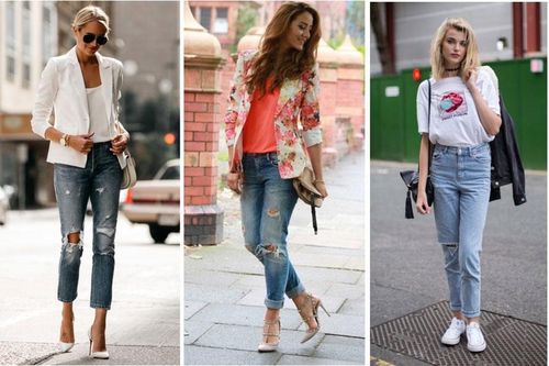 Gợi ý cách phối đồ chuẩn sành điệu lại hack dáng với quần jeans rách