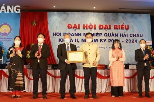 Ông Lê Anh tái cử Chủ tịch Hội Doanh nghiệp quận Hải Châu