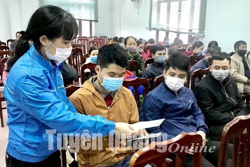 120 công nhân, lao động được tuyên truyền về phòng chống tác hại thuốc lá