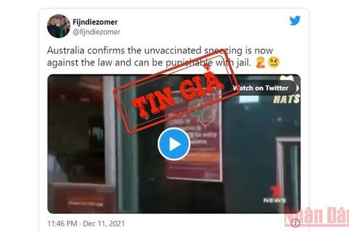 Quy định mới của bang Queensland không cấm người chưa tiêm vaccine ngừa Covid-19 hắt hơi