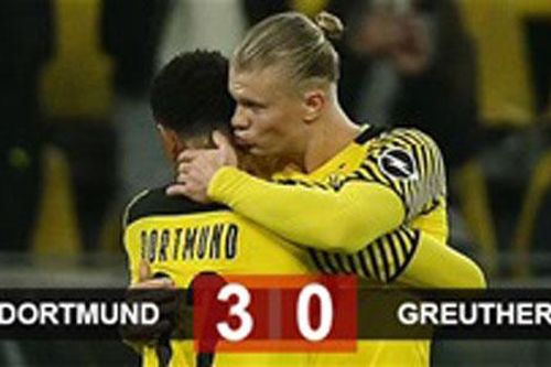 Kết quả Dortmund 3-0 Greuther Furth: Dortmund chấm dứt mạch trận không thắng