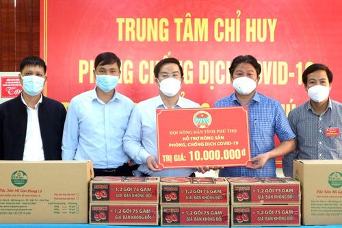Hỗ trợ nông sản phòng, chống dịch COVID-19 cho Trường Cao đẳng Nghề Phú Thọ