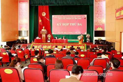 Kỳ họp thứ ba, HĐND huyện Sông Mã khóa XXI
