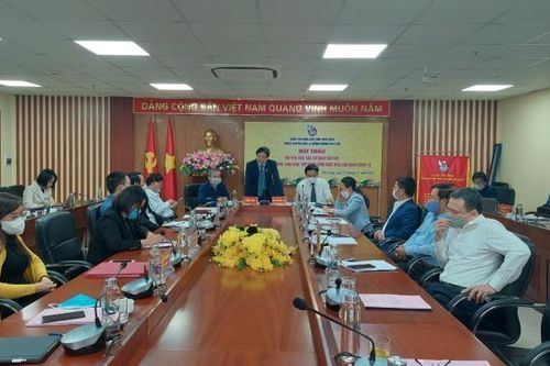 Cụm thi đua các Hội Nhà báo vùng Duyên hải và đồng bằng Bắc Bộ hội thảo bàn về kiểm soát dịch Covid-19