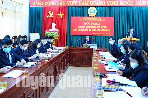 Tòa án nhân dân tỉnh rút kinh nghiệm công tác năm 2021
