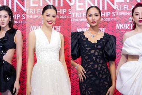 Hoa hậu Tiểu Vy, H'Hen Niê, Khánh Vân cùng dàn sao khoe sắc lộng lẫy tại show Công Trí