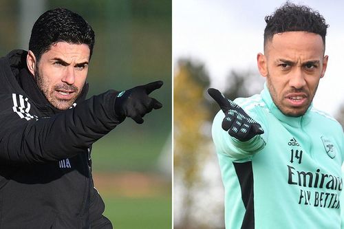 Aubameyang bị HLV Arteta cấm tập cùng Arsenal