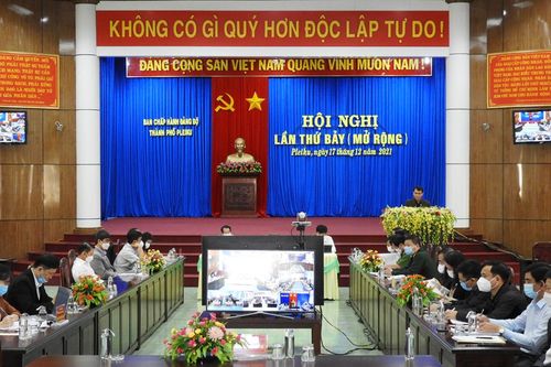 Thành ủy Pleiku triển khai nhiệm vụ năm 2022