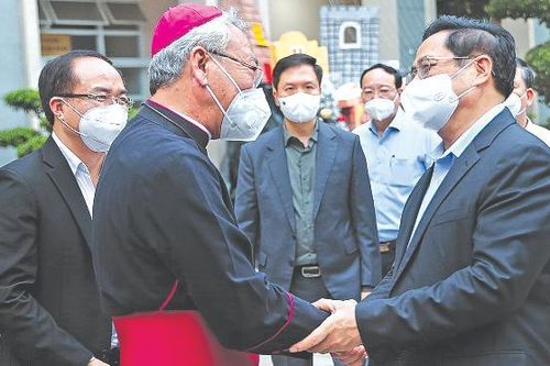 Thủ tướng Phạm Minh Chính chúc mừng Giáng sinh 2021 tại Bà Rịa - Vũng Tàu