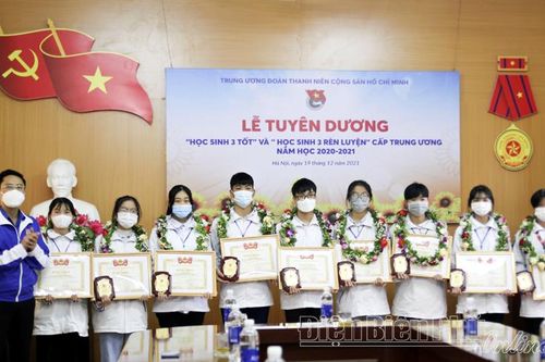 9 học sinh tỉnh Điện Biên đạt danh hiệu 'Học sinh 3 tốt' cấp Trung ương