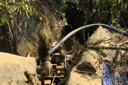 Tuyên Quang: Phát hiện nhiều 'đồ nghề' nghi dùng để khai thác vàng trái phép