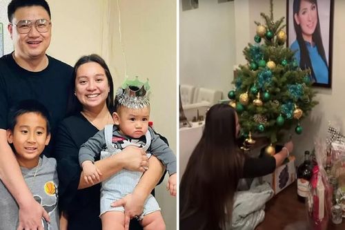 Wendy tự tay trang trí Noel cho bàn thờ Phi Nhung, nhưng hành động của ông xã mới đáng chú ý