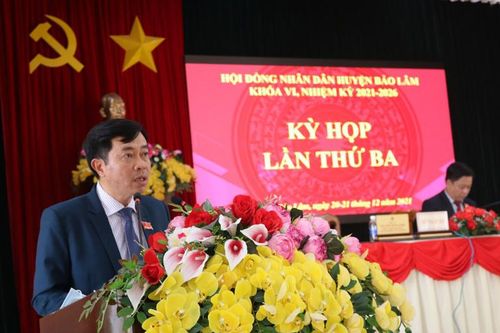 Đại biểu HĐND huyện Bảo Lâm khóa VI chất vấn nhiều vấn đề cử tri quan tâm