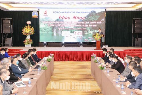 Giao lưu kết nối trưởng các cơ quan ngoại giao Việt Nam tại nước ngoài và Hội Doanh nhân trẻ tỉnh Ninh Bình