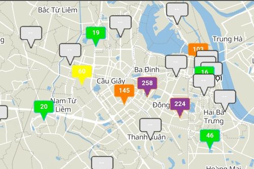 Ngày 22/12, chất lượng không khí tại Hà Nội tiếp tục chạm ngưỡng rất xấu