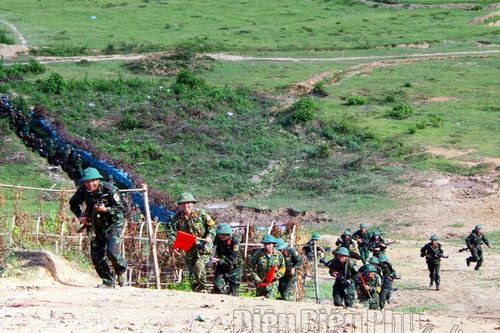 Lực lượng vũ trang tỉnh xung kích hoàn thành mọi nhiệm vụ