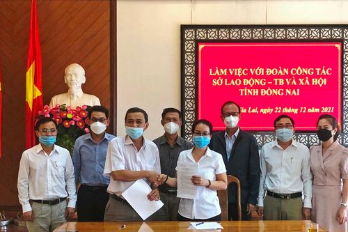 Gia Lai và Đồng Nai ký kết chương trình phối hợp cung cầu lao động