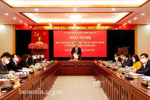 Hội nghị đối thoại giữa Chủ tịch UBND tỉnh với nông dân năm 2021
