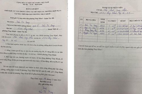 Phường Thụy Khuê (quận Tây Hồ): 25 nhà thuốc tham gia hỗ trợ các F0, F1 cách ly tại nhà
