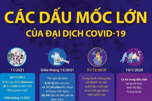 Những dấu mốc lớn của đại dịch COVID-19