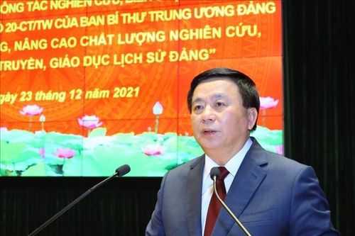 Cần gắn công tác nghiên cứu, biên soạn lịch sử Đảng với thực hiện Nghị quyết Đại hội XIII