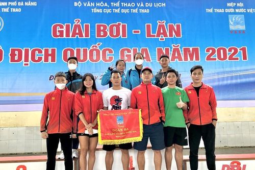 Đoàn Thanh Hóa xếp thứ ba toàn tại Giải lặn vô địch quốc gia năm 2021