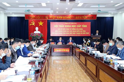 Hội thảo khoa học bảo vệ nền tảng tư tưởng của Đảng