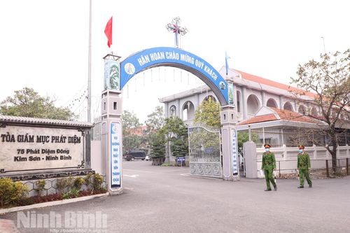 Công an huyện Kim Sơn đảm bảo an toàn lễ Noel 2021