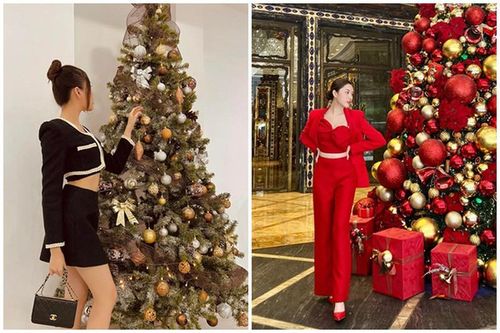 Nữ MC 'bản sao Ngọc Trinh' khoe nhà trang trí Noel nhìn mà 'choáng'