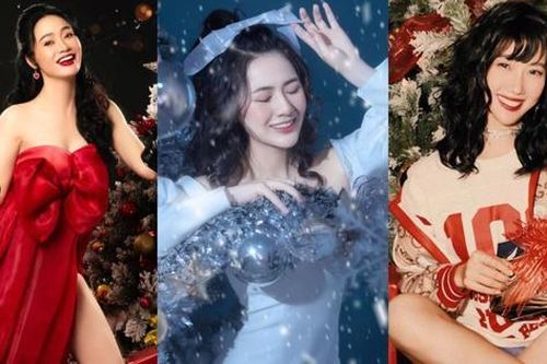 Sao Việt đón Giáng sinh: Quách Thu Phương tung ảnh nóng bỏng, khoe chân dài miên man