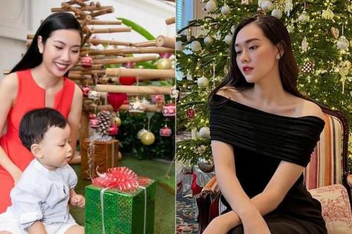 Dàn Hoa hậu, Á hậu trang hoàng nhà cửa lộng lẫy đón Giáng Sinh