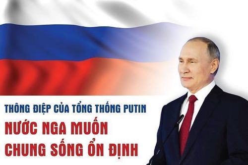Thông điệp của Tổng thống Putin: Nước Nga muốn chung sống ổn định