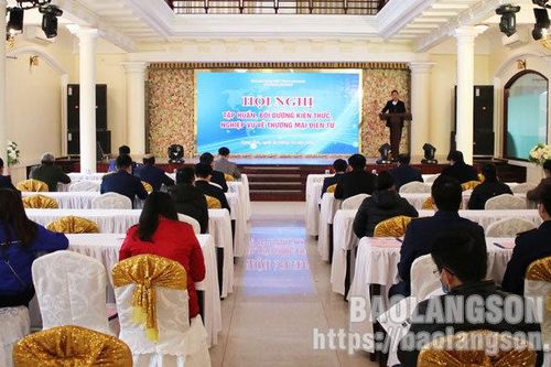 Hơn 70 đại biểu được bồi dưỡng kiến thức, nghiệp vụ về thương mại điện tửTin khácNgành dân số Lạng Sơn: 60 năm xây dựng và phát triểnĐội Việt Nam tuyên truyền giải phóng quân - lực lượng tiền thân của Quân đội Nhân dân Việt Nam